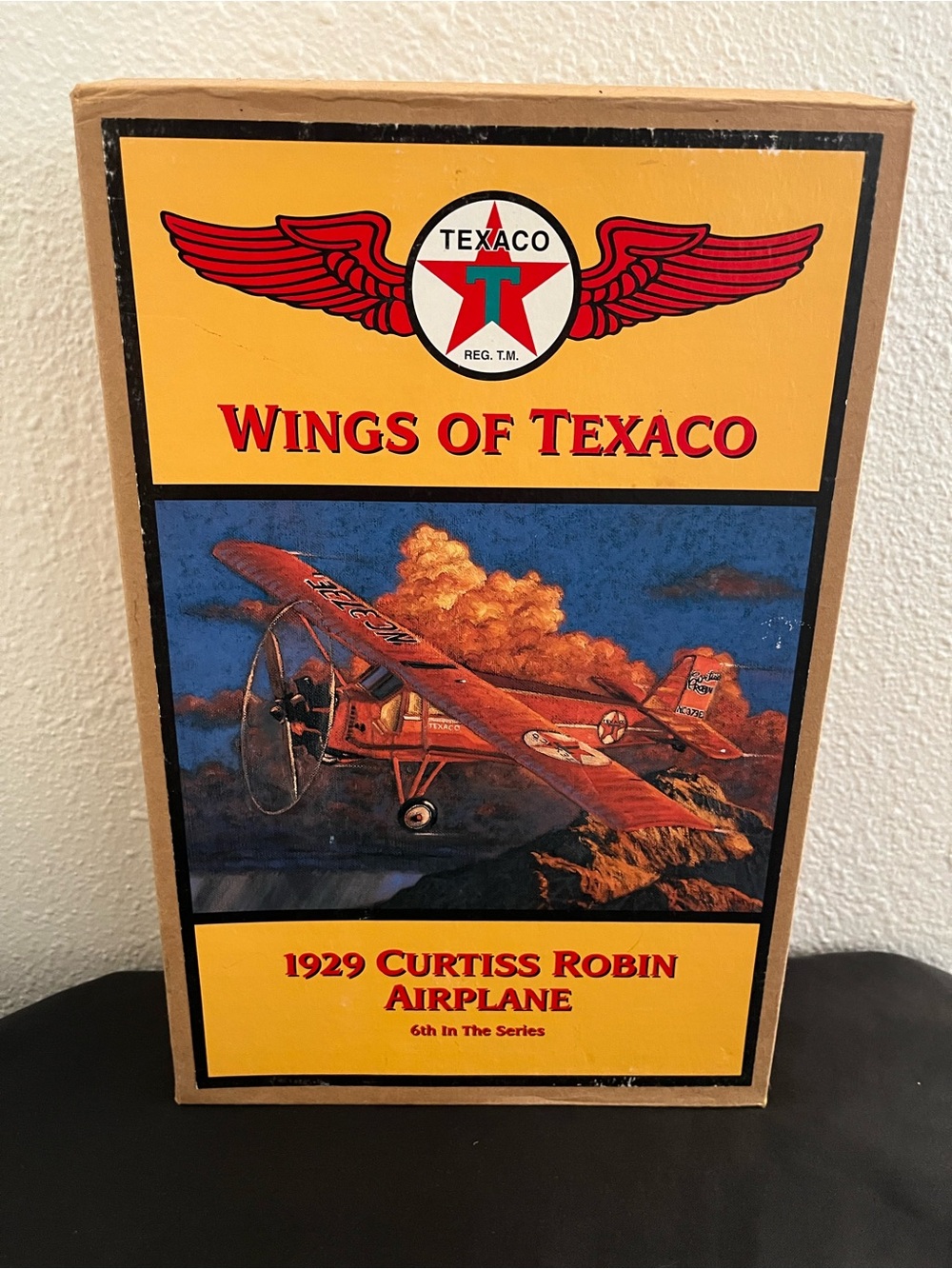 Texaco Wings of Texaco 1929 Curtiss Robin Airplane - Yellow & Red
